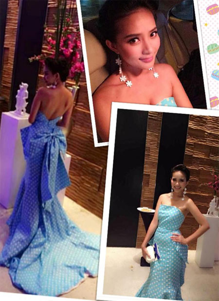 HH Diễm Hương diễu hành cùng đoàn thể thao VN - 12