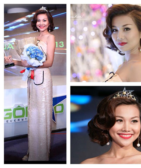 HH Diễm Hương diễu hành cùng đoàn thể thao VN - 7