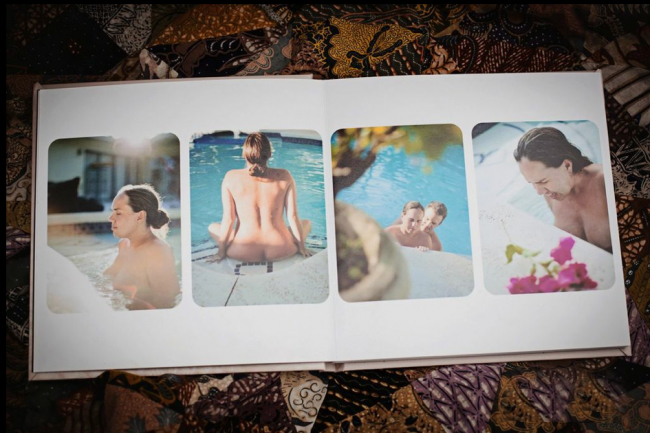 Những thước ảnh tuyệt đẹp về ca sinh nở của Mindy đã được ghi lại trong cuốn album để làm kỷ niệm.
