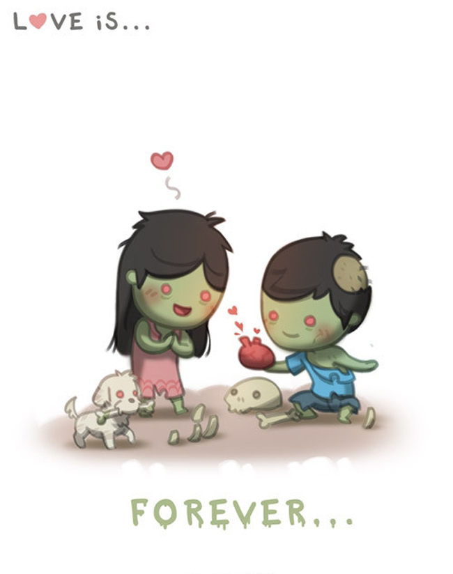 Tình yêu là mãi mãi.
