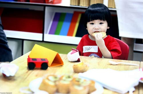 “Đột nhập” lớp mẫu giáo con sao Việt - 6