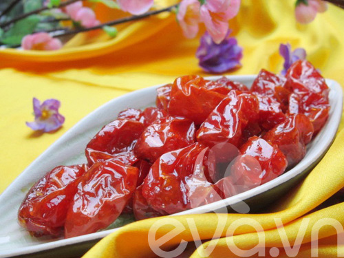 Mứt cà chua bi đón Tết, vui xuân - 11