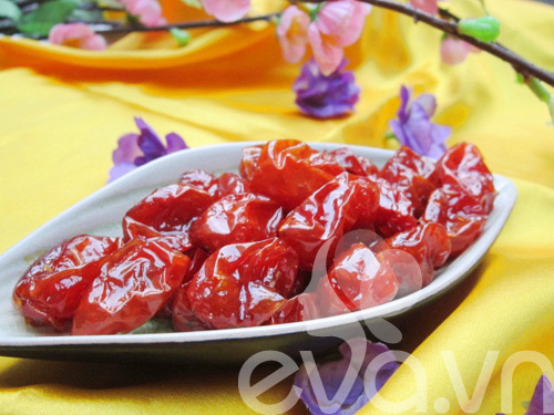 Mứt cà chua bi đón Tết, vui xuân - 8