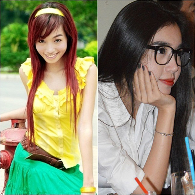 Hai vẻ đẹp trước và sau hoàn toàn trái ngược của Elly Trần.
