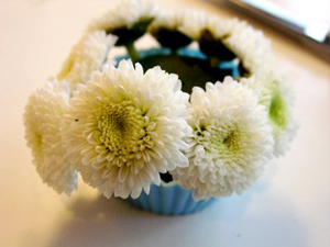 Lạ mắt kiểu cắm hoa hình bánh cupcake - 4