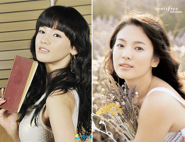 Từ một cô gái vô danh, Jeong Ga Eun bỗng trở nên nổi tiếng khi được đem ra so sánh với nữ diễn viên Song Hye Kyo trong chương trình “Star King”. Jeong Ga Eun có nét mặt “hao hao” với nữ diễn viên có gương mặt “mộc” đẹp nhất xứ Hàn.
