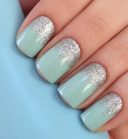 Nail nhũ lấp lánh đón tiệc cuối năm - 5