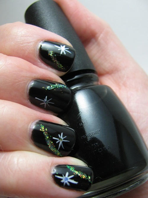 Nail nhũ lấp lánh đón tiệc cuối năm - 6