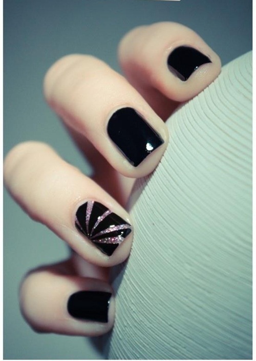 Nail nhũ lấp lánh đón tiệc cuối năm - 7