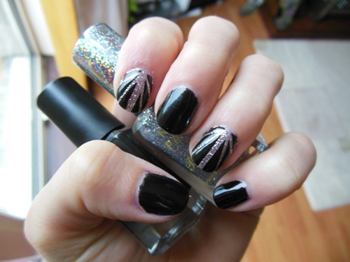Nail nhũ lấp lánh đón tiệc cuối năm - 8