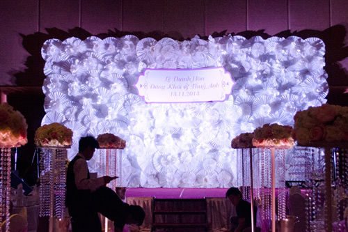 Gu trang trí tiệc cưới tiền tỷ của sao Việt - 1