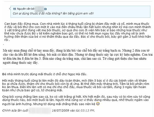 Cảnh báo con hoại tử vì thuốc viêm da - 4