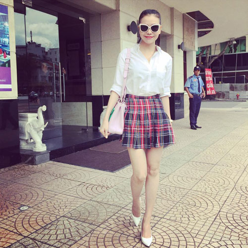 Lưu Hương Giang: quot;Cứ mặc màu đỏ là hỏng việcquot; - 8