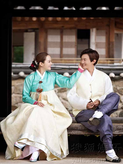 Lộ thêm loạt ảnh cưới như phim cổ trang của Chae Rim - 5