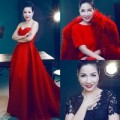 Thời trang - Diva Mỹ Linh U40 lộng lẫy với hai màu đỏ đen
