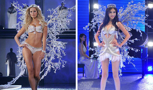 Nội y Victoria#039;s Secret bị nhái trắng trợn trên sàn catwalk - 19