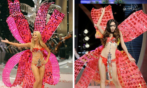 Nội y Victoria#039;s Secret bị nhái trắng trợn trên sàn catwalk - 1