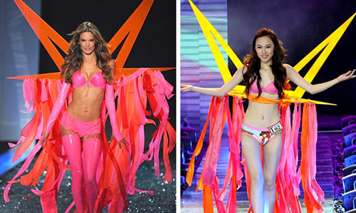 Nội y Victoria#039;s Secret bị nhái trắng trợn trên sàn catwalk - 14