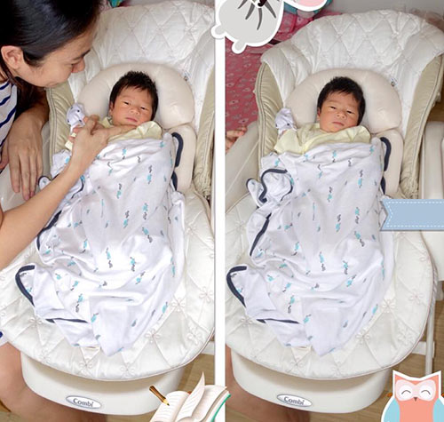 Con gái Thanh Thảo Hugo âu yếm em trai 2 tuần tuổi - 3