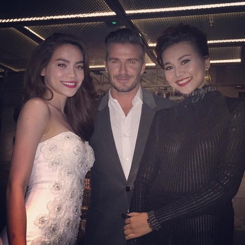 Hà Hồ thích thú khi được David Beckham khen - 1