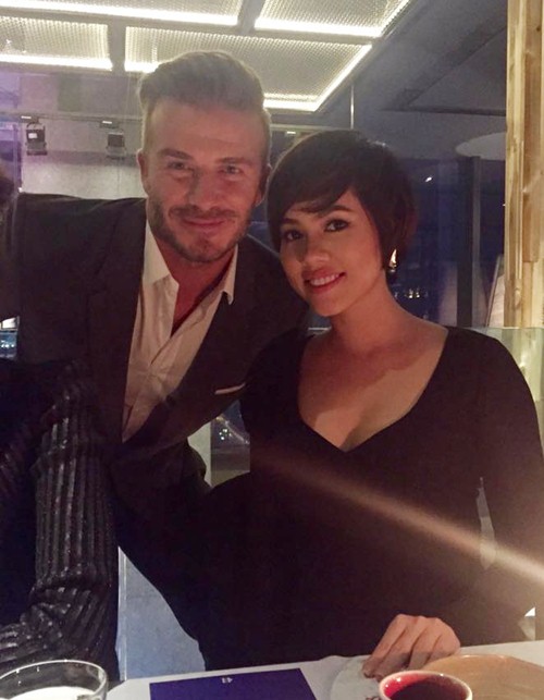 Hà Hồ thích thú khi được David Beckham khen - 7