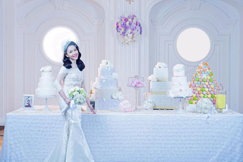 Linh Nga bất ngờ hóa cô dâu lộng lẫy - 4
