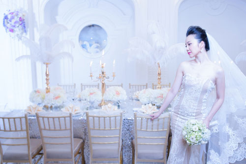 Linh Nga bất ngờ hóa cô dâu lộng lẫy - 3