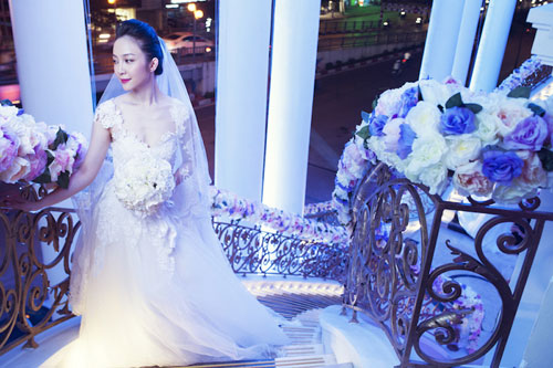 Linh Nga bất ngờ hóa cô dâu lộng lẫy - 9
