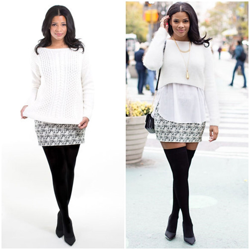 10 cách phối đồ đông thông minh cho gái béo - 5