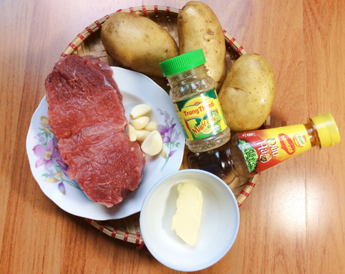 Bò lúc lắc với khoai tây chiên kiểu mới - 1