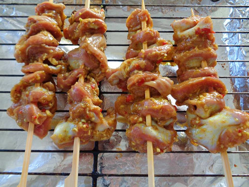 Mề gà nướng sả ớt cay cay quot;sợ gìquot; trời lạnh - 3