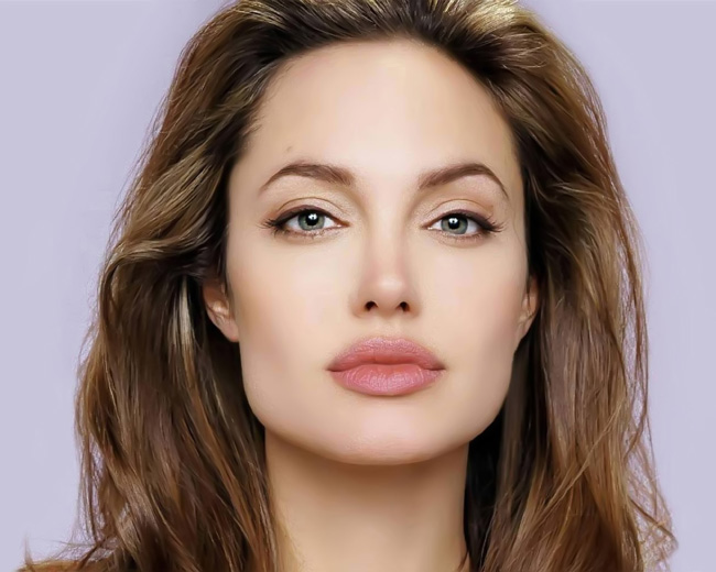 Đôi môi mềm gợi cảm là yếu tố nổi bật tạo nên sự quyến rũ chết người của Angelina Jolie.
