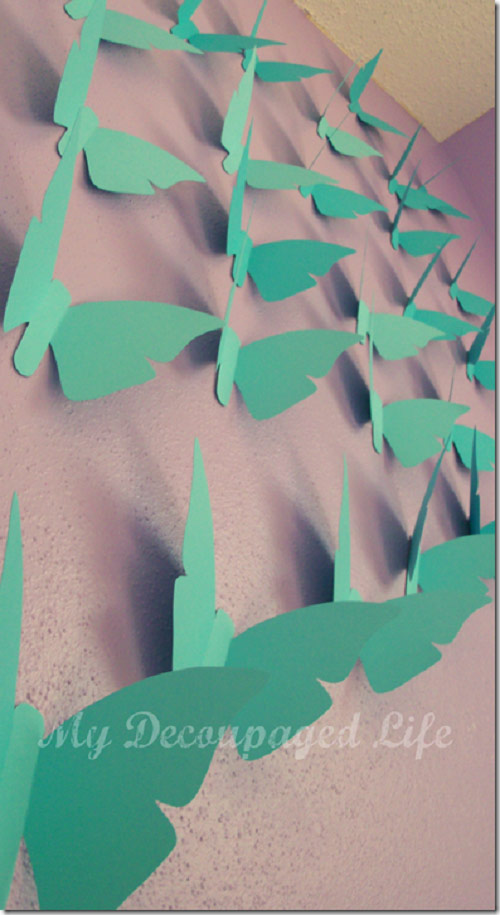 Nửa tiếng bày phòng ngủ như mơ với bướm 3D nghệ thuật - 1