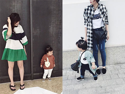 Hot mom Hà Nội và cô con gái 17 tháng có style cực quot;chấtquot; - 6
