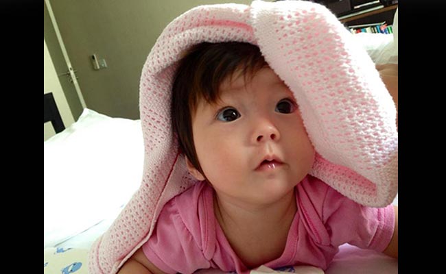 Đoan Trang thường xuyên cập nhật hình ảnh con gái để chia sẻ với fan trên facebook.
