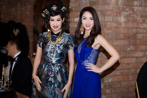 HH Jennifer Chung xinh đẹp hội ngộ danh ca Ý Lan - 4