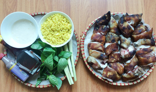 Thịt chân giò nấu giả cầy - 1