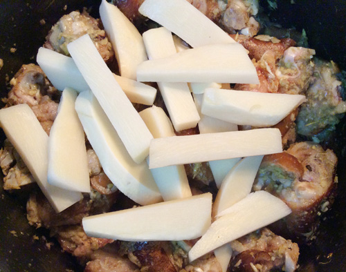 Thịt chân giò nấu giả cầy - 6