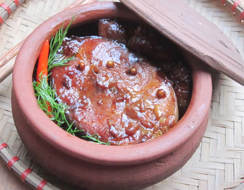 Cá giò kho thịt đậm đà cơm cuối tuần - 11