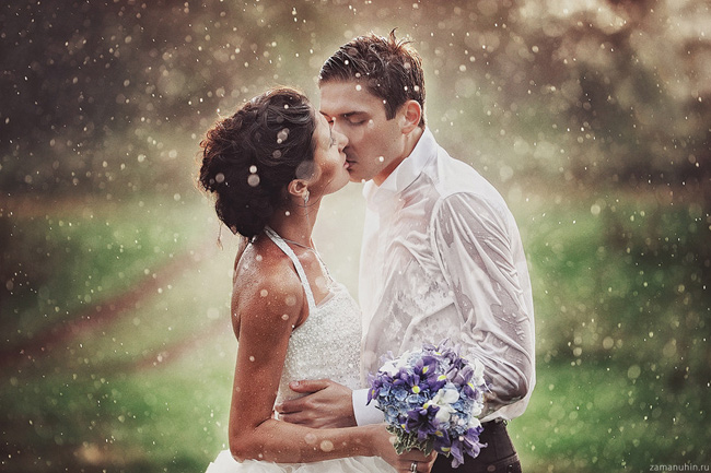 Nụ hôn trong cơn mưa
