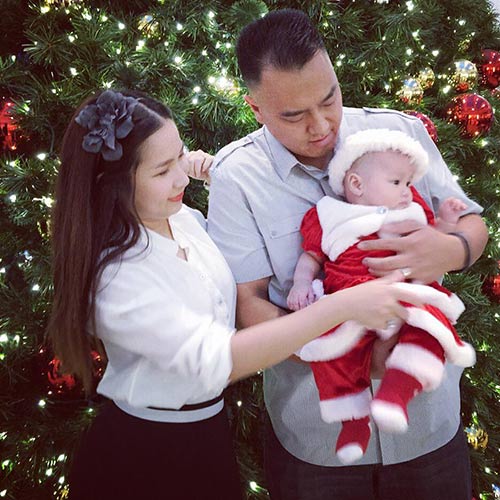 Con gái Duy Uyên ngày càng trắng hồng - 3