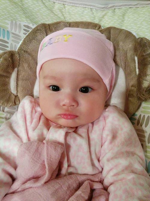 Con gái Duy Uyên ngày càng trắng hồng - 7