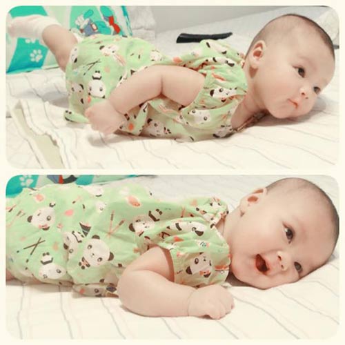 Con gái Duy Uyên ngày càng trắng hồng - 10