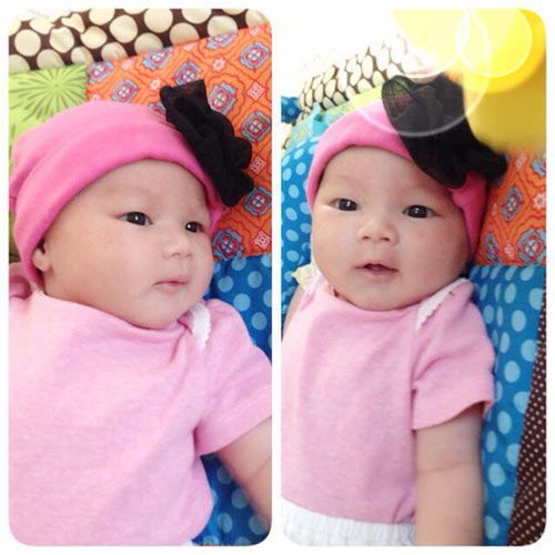 Con gái Duy Uyên ngày càng trắng hồng - 11