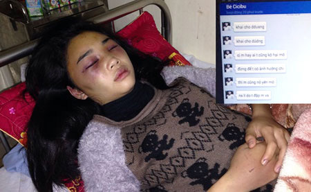 Nữ sinh bị đánh hội đồng 2 tiếng trong khách sạn - 1