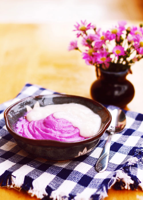 Chè khoai tím ngon ngọt, béo bùi - 6