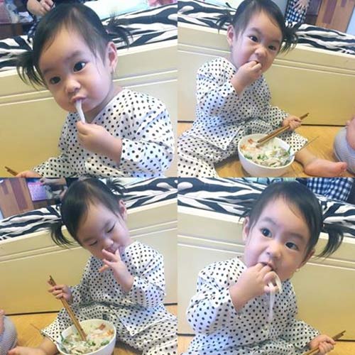 Lý Hải khoe khoảnh khắc quot;ăn bốcquot; đáng yêu của con gái - 1