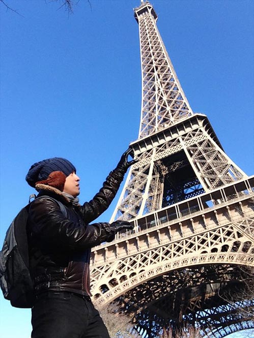 Vợ chồng Lam Trường tình cảm dưới chân tháp Eiffel - 5