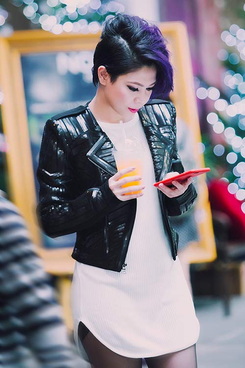 quot;Búp bêquot; Thanh Thảo xuống phố trước ngày đi Mỹ - 3