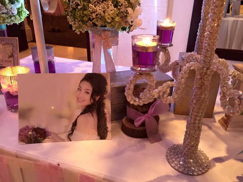 Lê Khánh mặc áo dài tinh khôi trong ngày cưới - 4